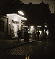 cca 1968 Kecskeméti városképek éjjel és nappal, épületek kívülről és belülről, 13 db vintage negatív...