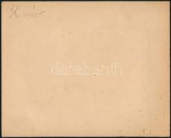 cca 1910 a Kolozsvári Állami Magyar Színház épülete, fotó, paszpartuban, hátulján feliratozva, 11×15...