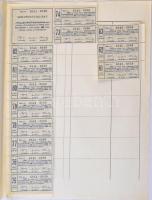 Szerencs 1929. "Hegyalja-Mádi Takarékpénztár" részvénye 250P-ről, szelvényekkel, bélyegzés...