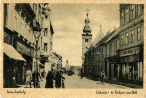 Szombathely, Sabaria és Palace szállók (lebombázták), Kóth Mózes üzlete