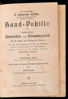 P. Leonardus Goffine: Hand-postille oder Christkatholisches Unterrichts- und Erbauungsbuch für alle Sonn- und Felttage des Jahres. Münster, 1905, Aschendorff schen Buchhandlung. Korabeli félbőr-kötésben, kopottas borítóval, sérült gerinccel, az elülső és hátsó szennylapon és elülső előzéklapon tollas, ceruzás bejegyzésekkel, a 225-240. oldalak fűzése laza, német nyelven.  /Half-leather-binding, with damaged spine, worn cover, with notices in the front and back flyleaf, and front smear-sheet, in German language.