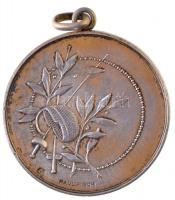 Franciaország 1903. "Épée - Premier Prix" vívás díjérem füllel, "AFR" gyártói je...