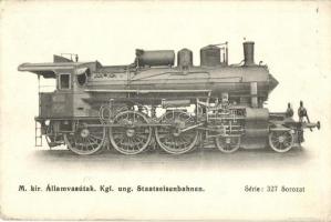 MÁV 327. sor. gőzmozdony / Königl. Ung. Staatseisenbahnen Serie 327. / Hungarian State Railways locomotive (EK)