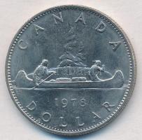 Kanada 1978. 1$ Ni II. Erzsébet T:2 Canada 1978. 1 Dollar Ni Elizabeth II C:XF Krause KM#120.1