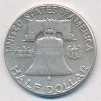 Amerikai Egyesült Államok 1963. 1/2$ Ag "Franklin" T:2,2-
USA 1963. 1/2 Dollar Ag "F...