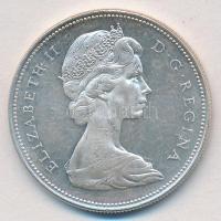 Kanada 1965. 1$ Ag II. Erzsébet T:2,2- Canada 1965. 1 Dollar Ag Elizabeth II C:XF,VF Krause KM#64.1