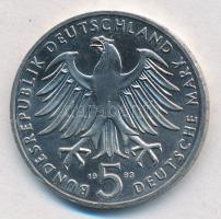 NSZK 1983G 5M Cu-Ni "Martin Luther születésének 500. évfordulója" T:1-,2 kis ph.
FRG 1983...