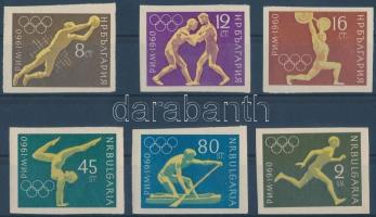 Nyári olimpia vágott sor Summer Olympics imperforated set