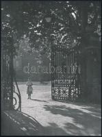 cca 1938 Korschelt Miklós (1900-1982) hagyatékából 2 db pecséttel jelzett, vintage fotóművészeti alk...