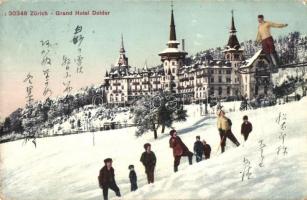 34 db régi főleg megíratlan japán képeslap, közte 1 svájci síelős lap / 34 pre-1945 mostly unused Ja...