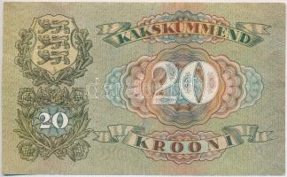 Észtország 1932. 20K T:III
Estonia 1932. 20 Krooni C:F
Krause 64