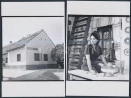 cca 1960 Balatoni tételek összevonásából 21 db mai nagyítás Kotnyek Antal (1921-1990) fotóriporter h...