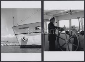 cca 1960 Balatoni tételek összevonásából 21 db mai nagyítás Kotnyek Antal (1921-1990) fotóriporter h...