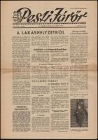 1957 Pesti Járőr. A 2. honvéd karhatalmi ezred lapja. 1957. február 2., I. évf. 5. szám, 4 p.