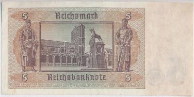 Német Harmadik Birodalom 1942. 5M T:III
German Third Reich 1942. 5 Mark C:F