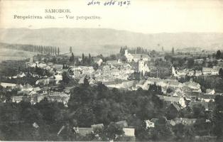 Szamobor, Samobor; Perspektivna slika / general view (EK)
