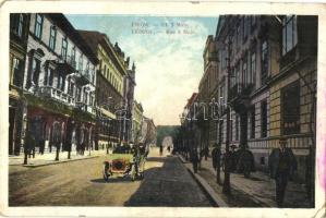 Lviv, Lwów, Lemberg; Ul. 3. Maja / Rue 3 Maja / street view, automobile (EB)