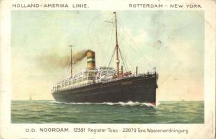 TSS Noordam passenger steamship Holland-Amerika line (Rotterdam-New York) (fa)
