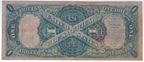 Amerikai Egyesült Államok 1919-1921 (1917). 1$ piros pecséttel, "William S. Elliott - John Burk...