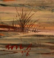 Koch Vilmos (1927-2006): Alföld, olaj, farost, jelzett, 60×80 cm