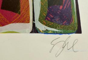 Olvashatatlan jelzéssel: Guiness, szitanyomat, papír, jelzett, számozott (8/8), 50×35 cm