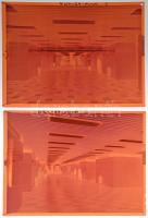 1972 Professzionális felvételek a metró állomásairól, 13 db síkfilm negatív, szabadon felhasználhatók, 9x12 cm