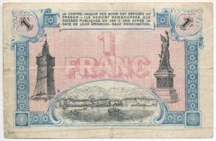 Franciaország / Toulon-i és Var-i Kereskedelmi Kamara 1917. 1Fr szükségpénz T:III,III- France / Chambre de Commerce de Toulon & du Var 1917. 1 Franc necessity note C:F,VG