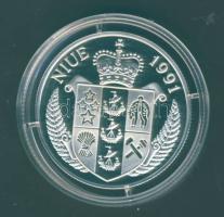 Niue 1991. 10$ Ag "Olimpiai játékok-futás" T:PP Eredeti díszdobozban, tanúsítvánnyal!