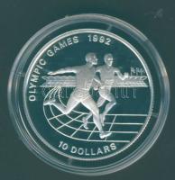 Niue 1991. 10$ Ag "Olimpiai játékok-futás" T:PP Eredeti díszdobozban, tanúsítvánnyal!