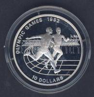 Niue 1991. 10$ Ag "Olimpiai játékok-futás" T:PP Eredeti díszdobozban, tanúsítvánnyal!