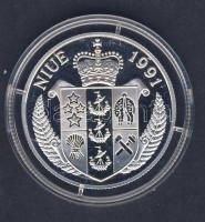 Niue 1991. 10$ Ag "Olimpiai játékok-futás" T:PP Eredeti díszdobozban, tanúsítvánnyal!