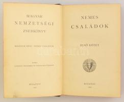 Magyar Nemzetiségi Zsebkönyv II. Nemes családok I. Bp., 1905, Magyar Heraldikai és Genealógiai Társa...