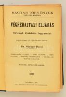 Végrehajtási eljárás. Törvények, rendeletek, joggyakorlat. Jegyzetekkel, és utalásokkal kíséri: Dr. ...