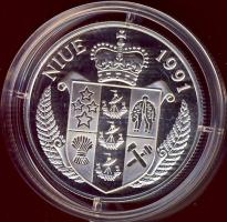 Niue 1991. 10$ Ag "Olimpiai játékok-futás" T:PP Eredeti díszdobozban, tanúsítvánnyal!