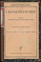 Dr. Karl János, Dr. vitéz Temesy Győző: A magyar föld és népe. Földrajz a gimnázium és leánygimnázium I, osztálya számára. Bp., 1938, Franklin. Átkötött félvászon-kötés.