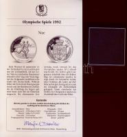 Niue 1991. 10$ Ag "Olimpiai játékok-futás" T:PP Eredeti díszdobozban, tanúsítvánnyal!