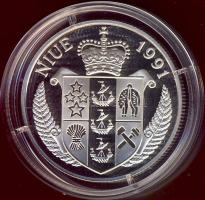 Niue 1991. 10$ Ag "Olimpiai játékok-futás" T:PP Eredeti díszdobozban, tanúsítvánnyal!