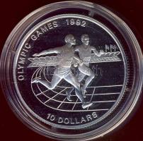 Niue 1991. 10$ Ag "Olimpiai játékok-futás" T:PP Eredeti díszdobozban, tanúsítvánnyal!
