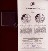 Niue 1991. 10$ Ag "Olimpiai játékok-futás" T:PP Eredeti díszdobozban, tanúsítvánnyal!