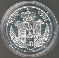 Niue 1991. 10$ Ag "Olimpiai játékok-futás" T:PP Eredeti díszdobozban, tanúsítvánnyal!