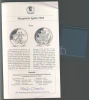 Niue 1991. 10$ Ag "Olimpiai játékok-futás" T:PP Eredeti díszdobozban, tanúsítvánnyal!