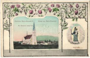 Budapest II. Máriaremete, kegykép, floral (EK)