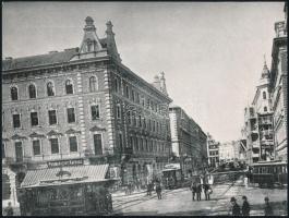 Budapest, Podmaniczky Kávéház cca 1895, modern előhívás, 18x24 cm