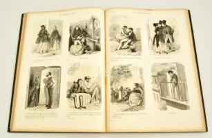 Oeuvres choisies de Gavarni. Le gens de Paris. Párizs, 1857, Aux bureaux du Figaro. Kicsit kopott fé...