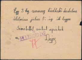 1954 Várpalota, a politikai elítélteket is foglalkoztató várpalotai szénbányából (Cser-akna) küldött...