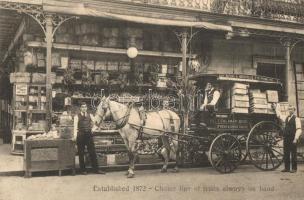New Orleans, Established 1872, Choice line of fruits always on hand, Calamari Bros. fruit shop (gluemark)