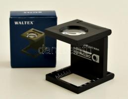 Waltex ékszerész/bélyegnagyító, 8×, saját dobozában