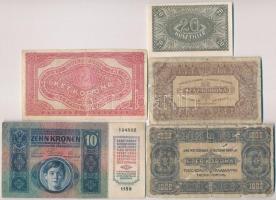 8db-os vegyes magyar korona és forint bankjegy tétel T:I--IV