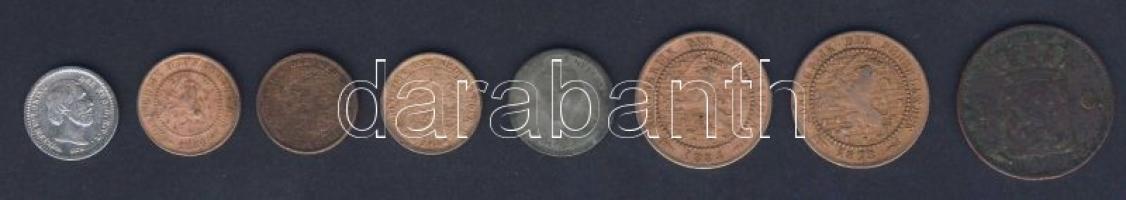 Hollandia 1826-1940. 1/2c, 1c, 5c, 1G 8klf db T:3,4