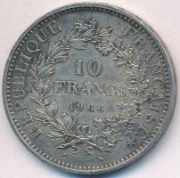 Franciaország 1966. 10Fr Ag "Herkules csoport" T:2 kis ph.
France 1966. 10 Francs Ag &quo...